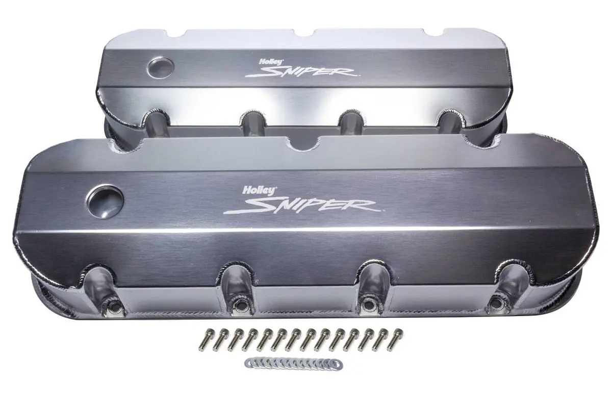 Holley Sniper Fabricated Valve Covers  Bbc Tall 1