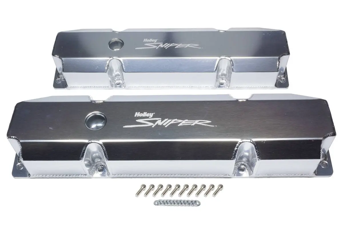 Holley Sniper Fabricated Valve Covers  Bbc Tall 1