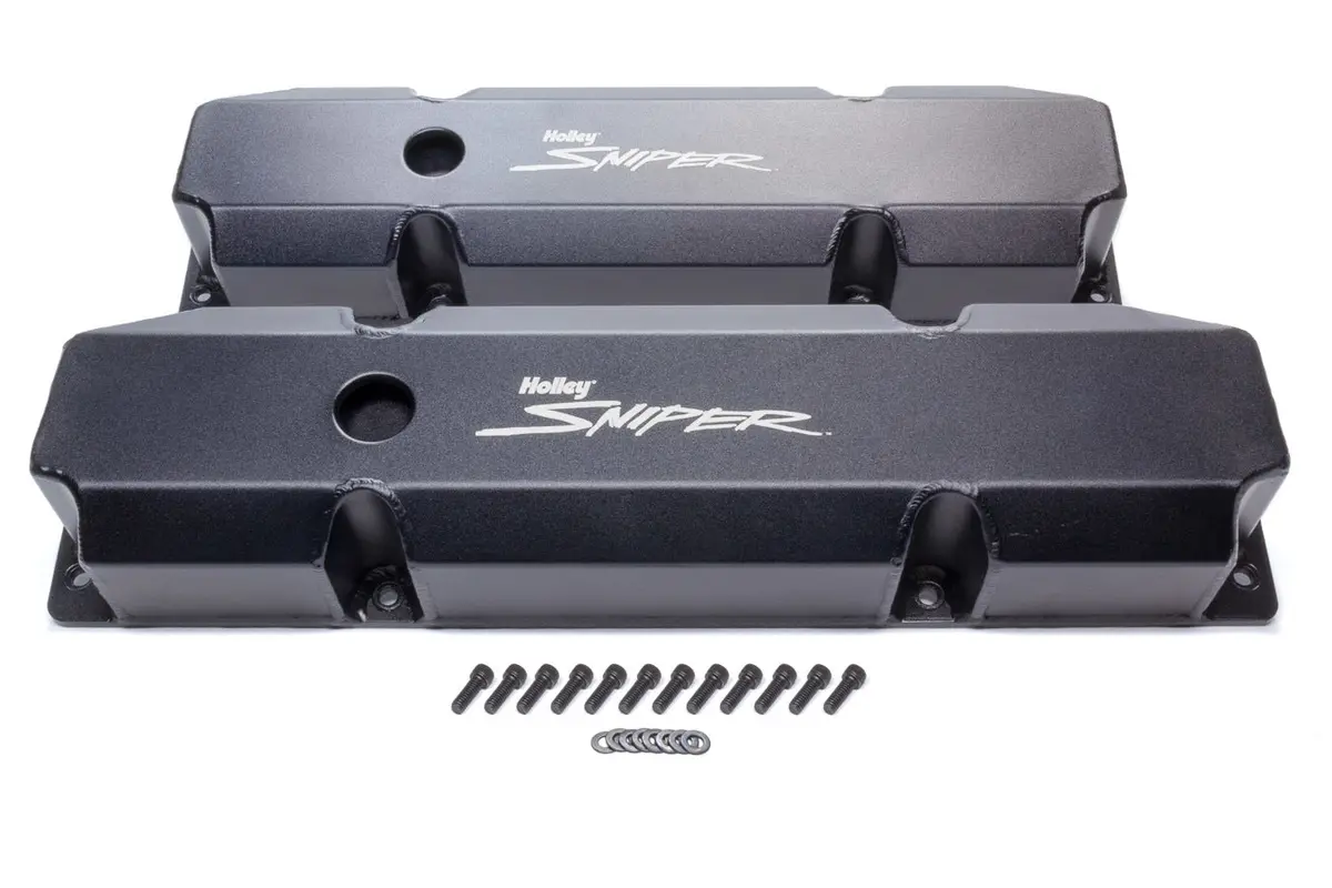 Holley Sniper Fabricated Valve Covers  Bbc Tall 1