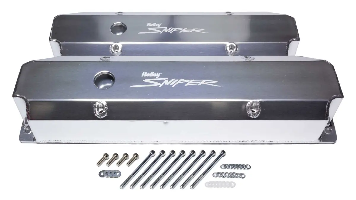 Holley Sniper Fabricated Valve Covers  Bbc Tall 1