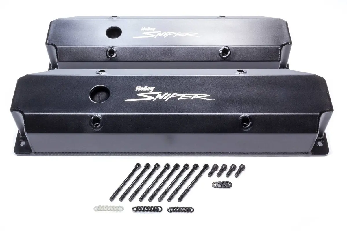 Holley Sniper Fabricated Valve Covers  Bbc Tall 1