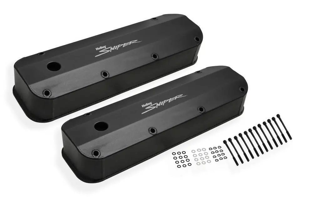 Holley Sniper Fabricated Valve Covers  Bbc Tall 1
