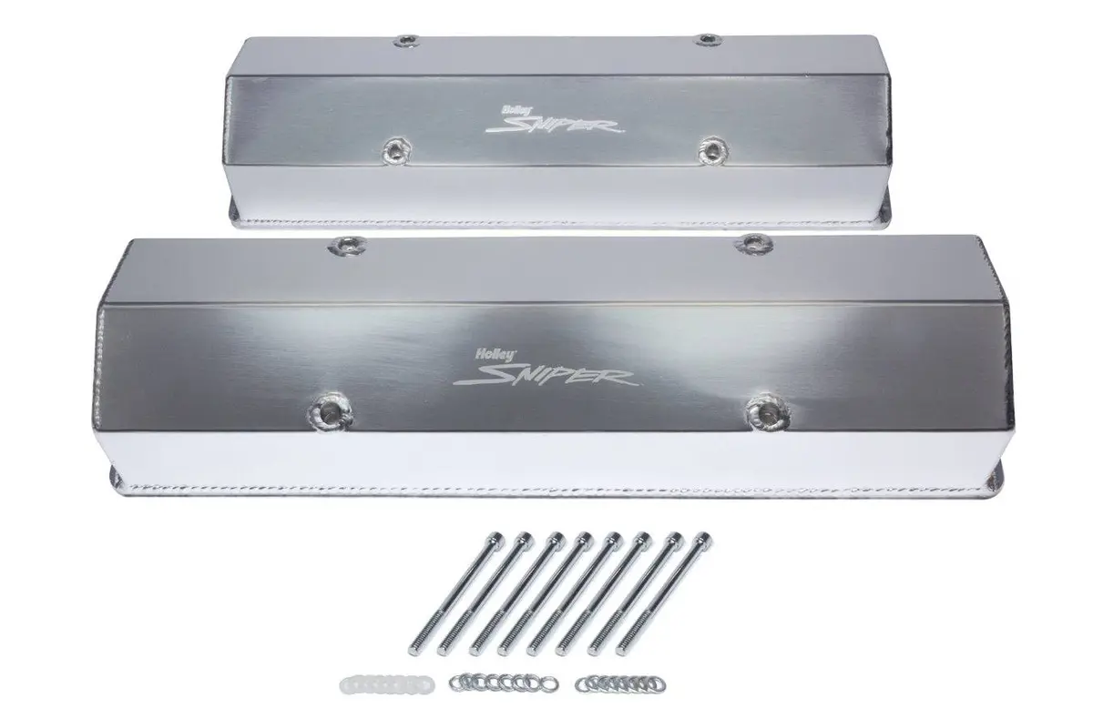 Holley Sniper Fabricated Valve Covers  Bbc Tall 1