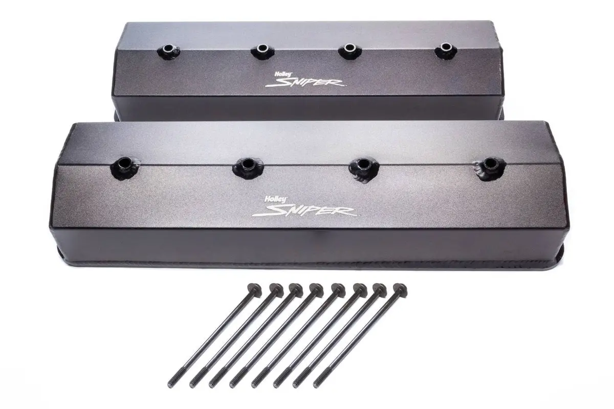 Holley Sniper Fabricated Valve Covers  Sbc Tall 87-97 1