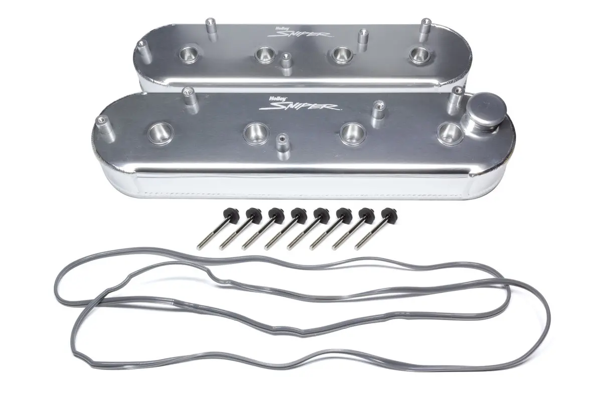 Holley Sniper Fabricated Valve Covers  Sbm Tall 64-91 1