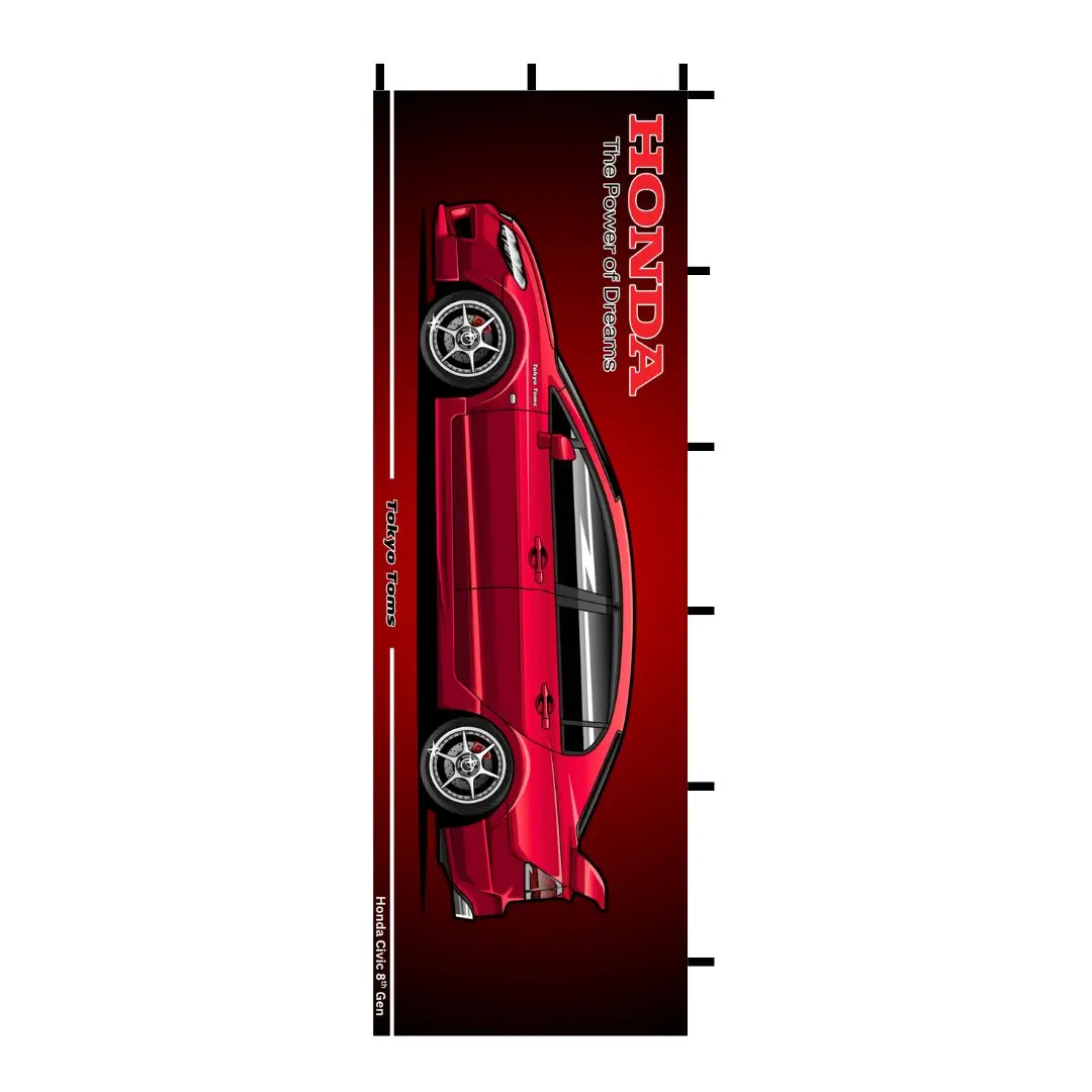Nobori Honda Civic 8Th Gen Flag 1
