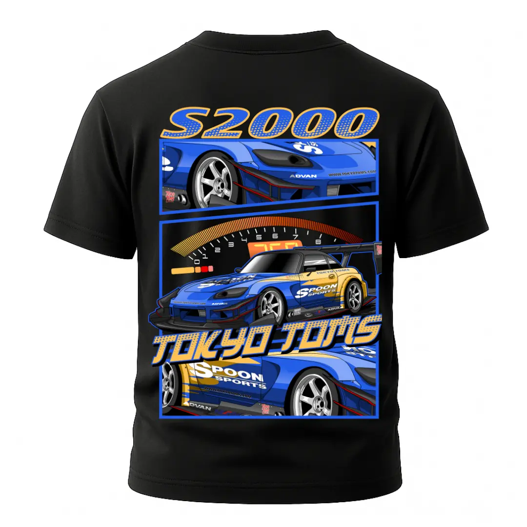 Honda S2000 Spoon Sports Tokyo Toms Graphic T-Shirt 1