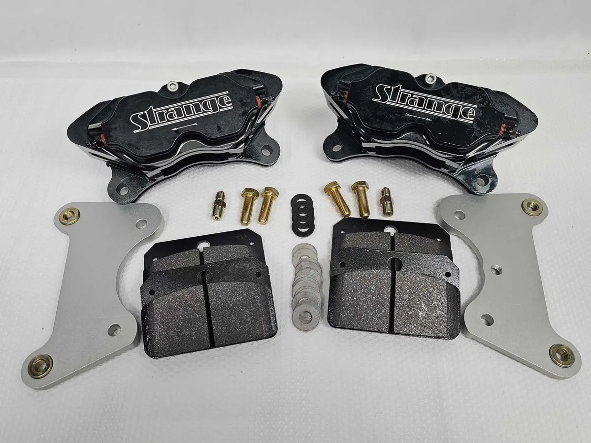 Hpp-21900 - Strange Engineering 87 To Present Aluminum Strut Four Piston Caliper Brake Conversion Kit 1