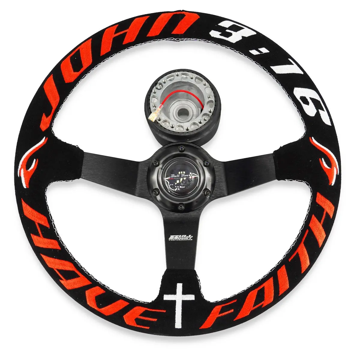 Have Faith Steering Wheel + Hub Adapter Kit For Toyota Pickup, Corolla, 4Runner, Mr2, Camry 1