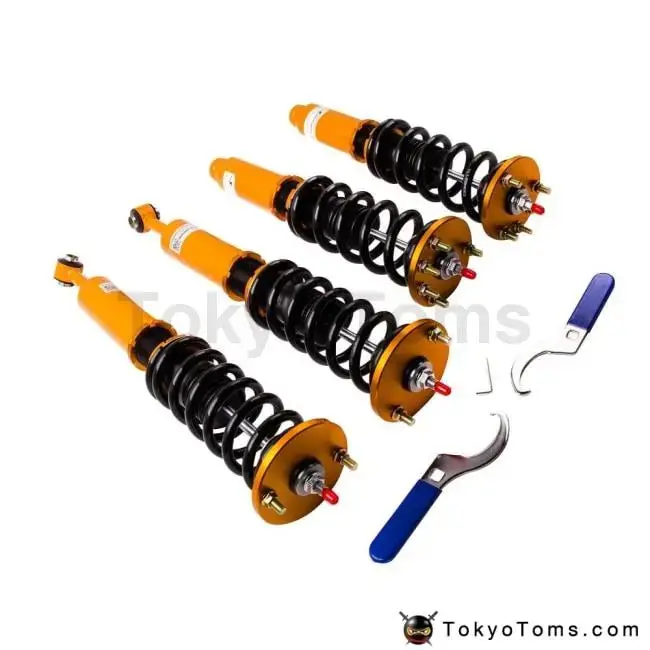 Height Damper Adj. Coilover Coilovers Spring Struts For Honda Accord For Acura Tsx Absorber 2003 2004 2005 2006 2007 Suspension 1