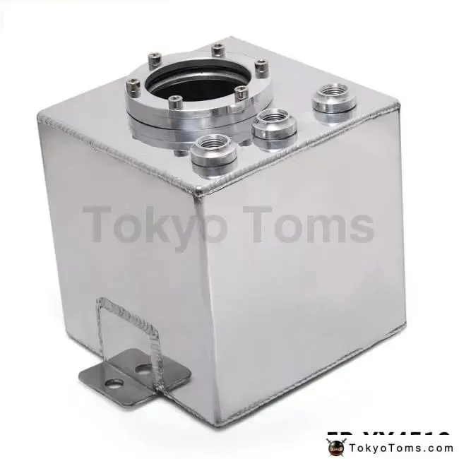 High Performance 2L Sliver Billet Aluminum Fuel Surge Tank An6 1