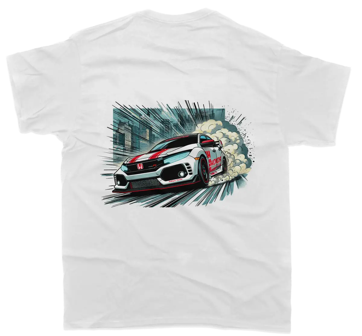 Honda Civic Type R Comic T-Shirt - Unisex - Car Enthusiast - Drifting Drag Jdm 1