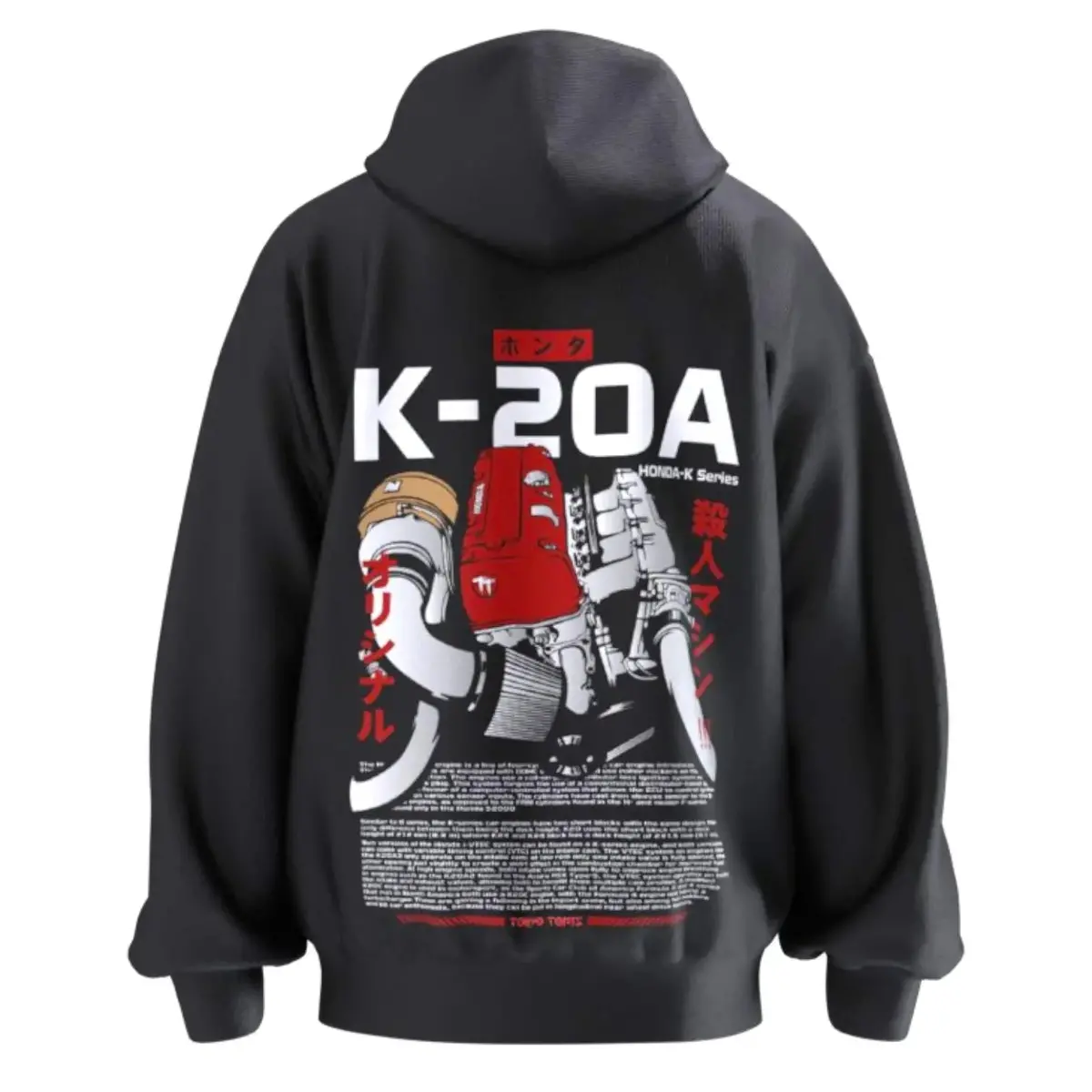 Honda K20a Engine Hoodie 1