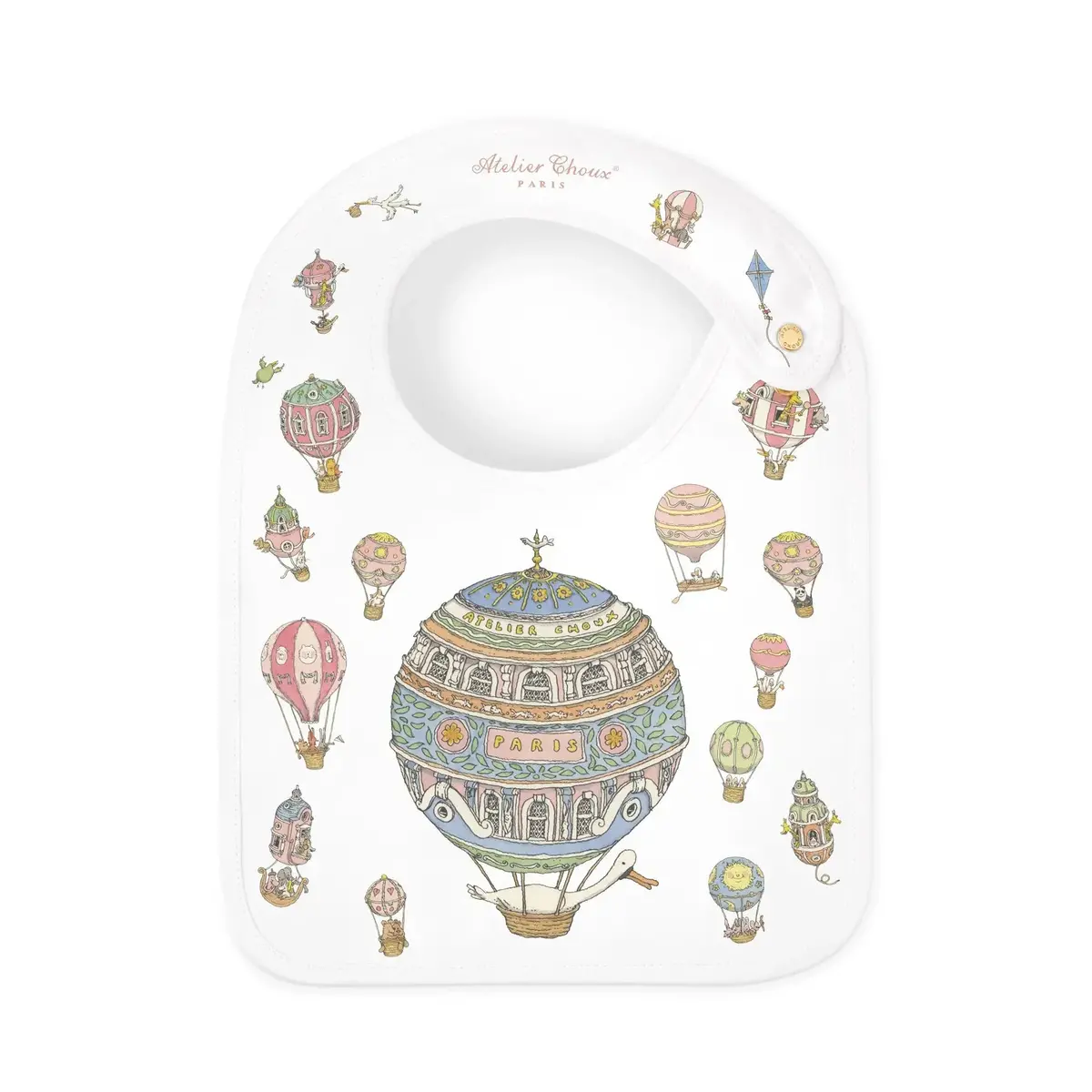 Satin Bib – Hot Air Balloon 1