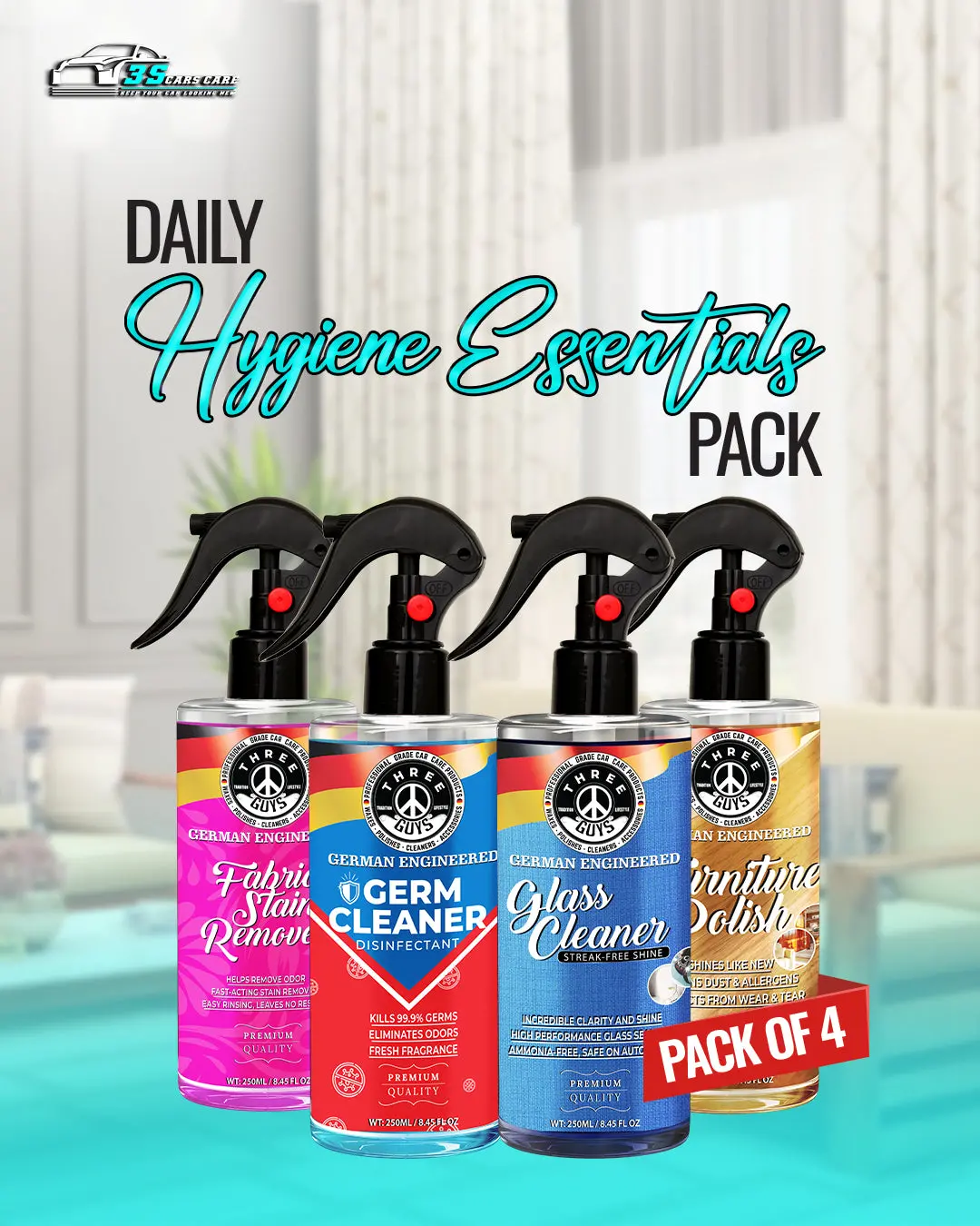 Daily Hygiene Essentials Pack | Three Guys 1