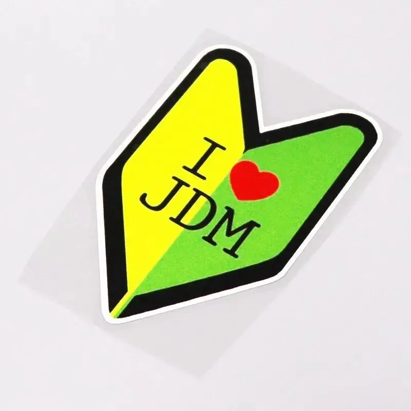 I <3 Jdm Wakaba Leaf Sticker 1