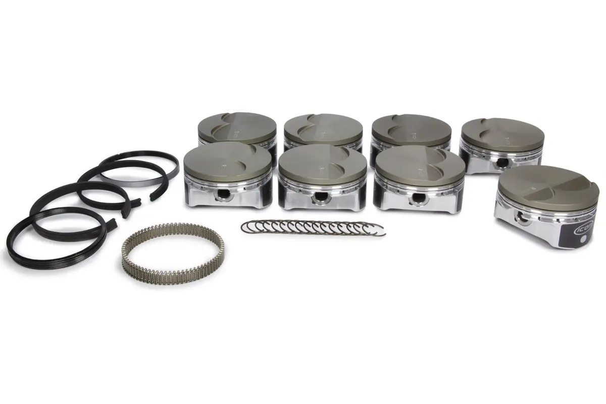 Icon Pistons Ls 6.0/6.2L Dish Forged Piston/Ring Set 4.030 1