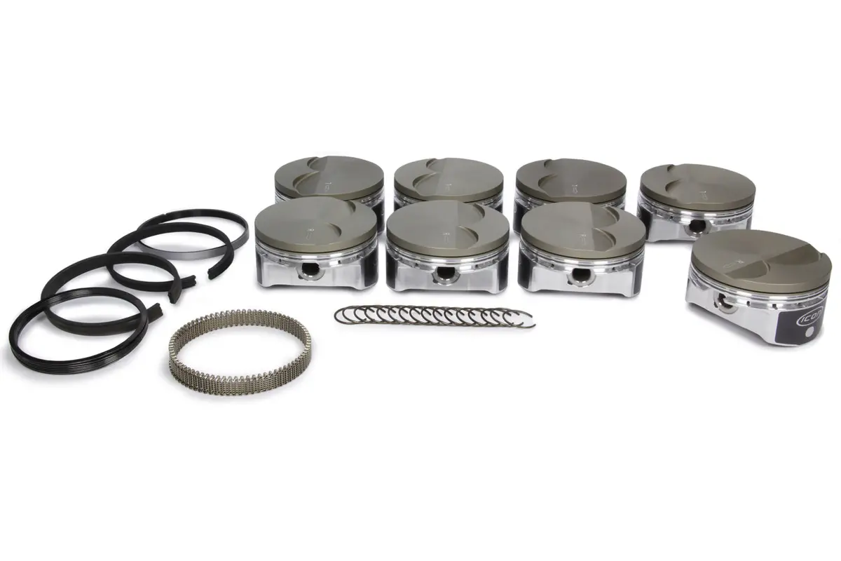Icon Pistons Ls 6.0/6.2L Dish Forged Piston/Ring Set 4.030 1