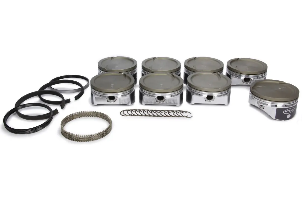 Icon Pistons Ls 6.0/6.2L Dish Forged Piston/Ring Set 4.030 1