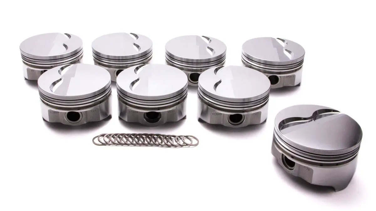 Icon Pistons Pontiac 455 Forged F/T Piston Set 4.180 -5.5Cc 1