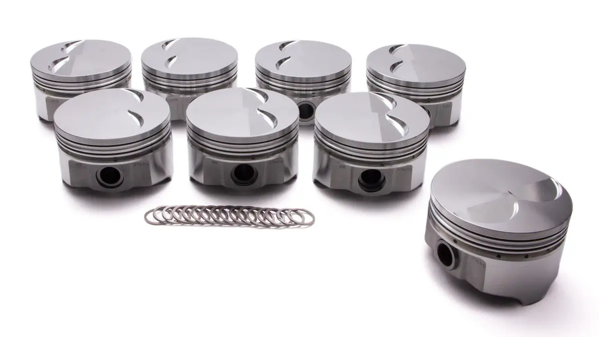 Icon Pistons Pontiac 400 Forged F/T Piston Set 4.150 -4.5Cc 1
