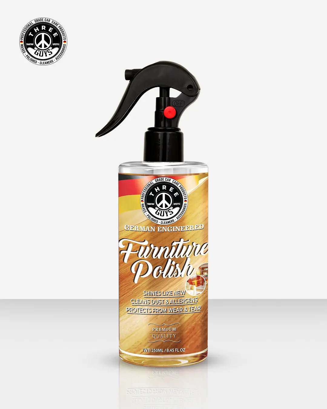 Furniture Polish – Wood Cleaner & Shine Protector | Three Guys - German Engineered 1
