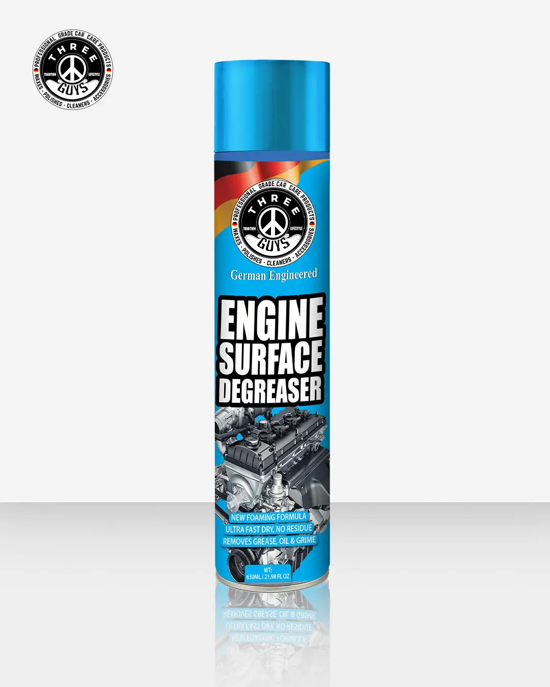 Engine Surface Degreaser 650Ml – Heavy-Duty Foaming Cleaner | Three Guys | German Engineered 1