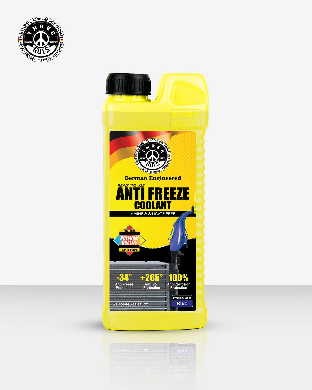 Antifreeze Coolant Blue – Premium Grade | Hoat Formula | Three Guys - German Engineered 1