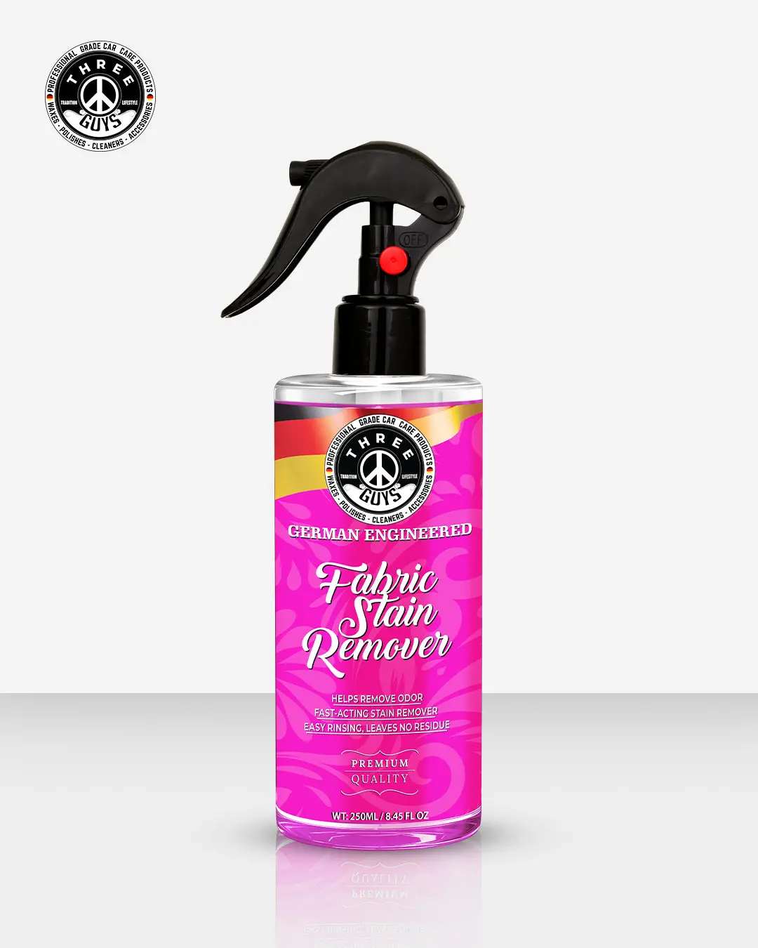 Fabric Stain Remover – Fast-Acting Cleaner For Carpets & Upholstery | Three Guys - German Engineered 1