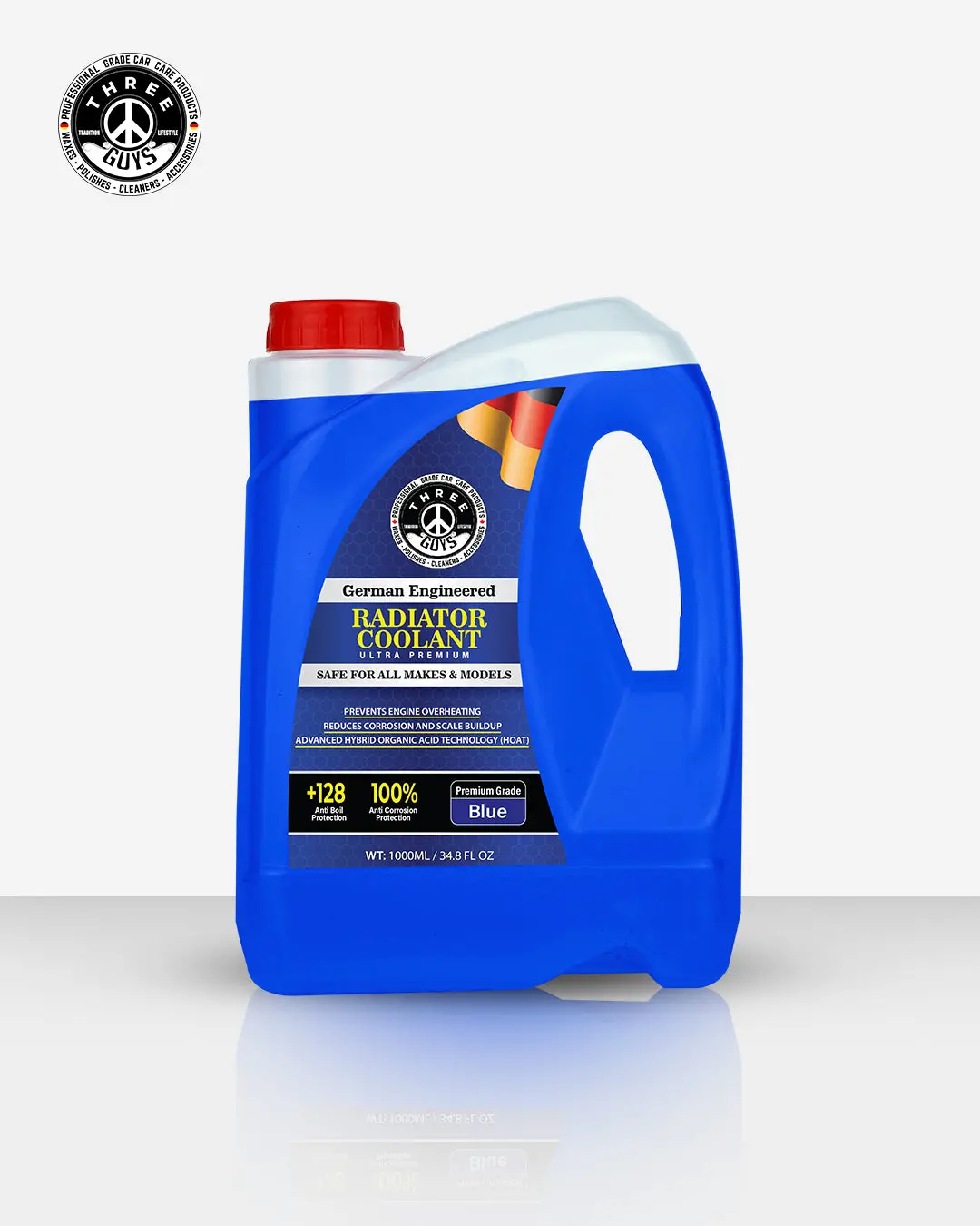 Radiator Coolant Blue – Premium Grade | (Hoat) Technology | Three Guys - German Engineered 1