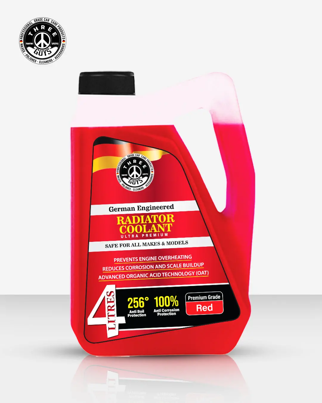 Radiator Coolant Red – Premium Grade | (Oat) Technology | Three Guys - German Engineered 2