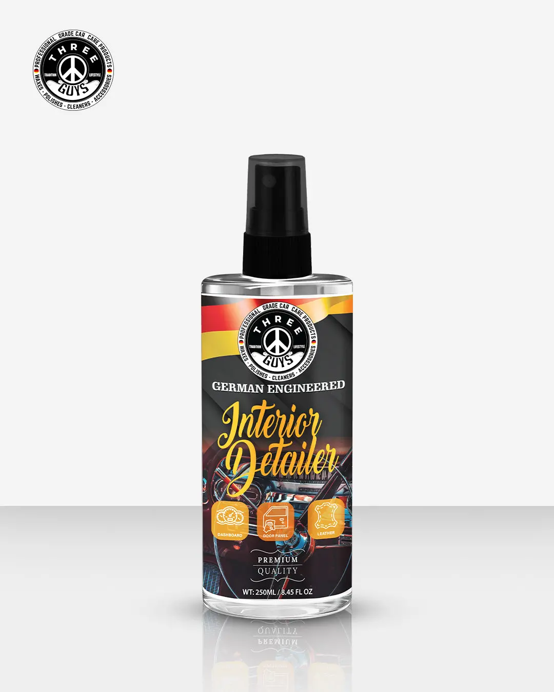 Interior Detailer – Clean. Refresh. Protect. – 250Ml | Three Guys - German Engineered 1
