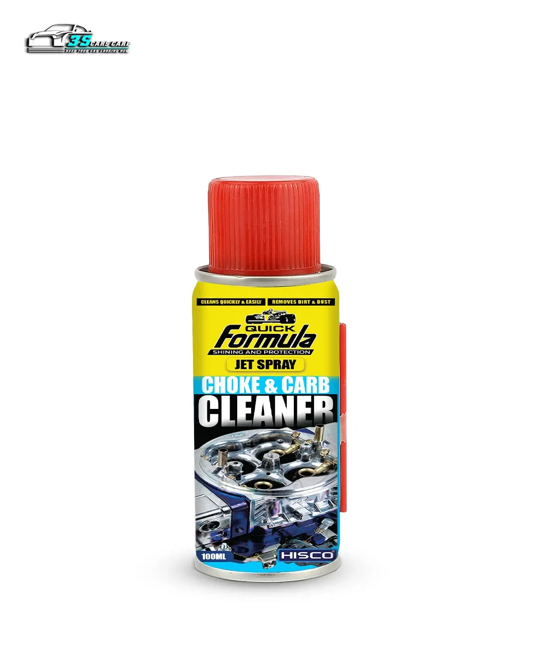 Carburetor + Choke & Parts Cleaner Spray – 100Ml | High-Performance Degreaser | Formula 1