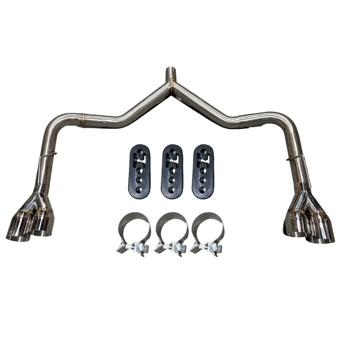 2.5" Stainless Dual Catback Exhaust For 21-25 Kia K5 Gt Turbo Sedan 2.5L / 1.6T 1