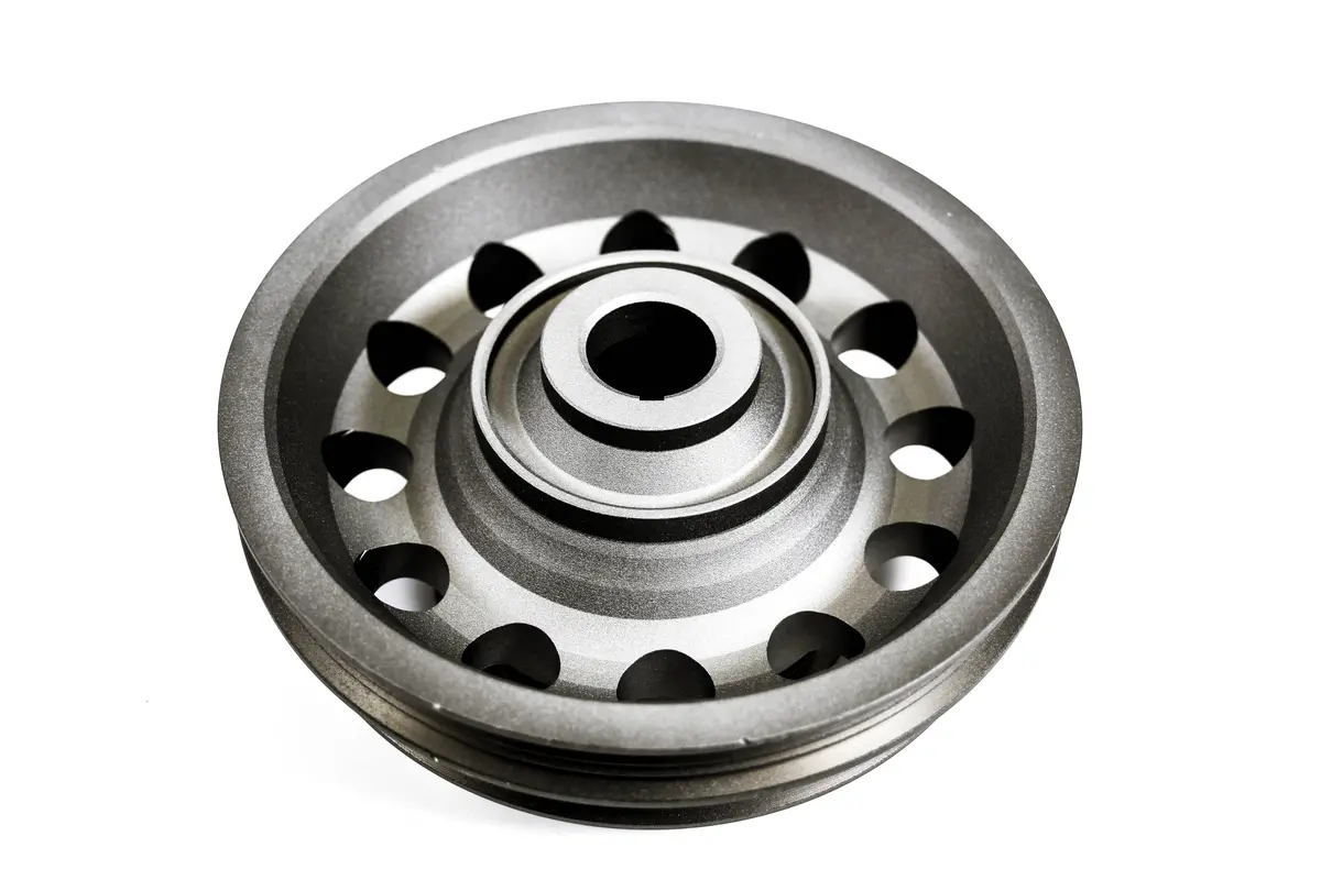Precision Works Aluminum Crank Crankshaft Pulley 92-95 Civic & 93-95 Del Sol 1