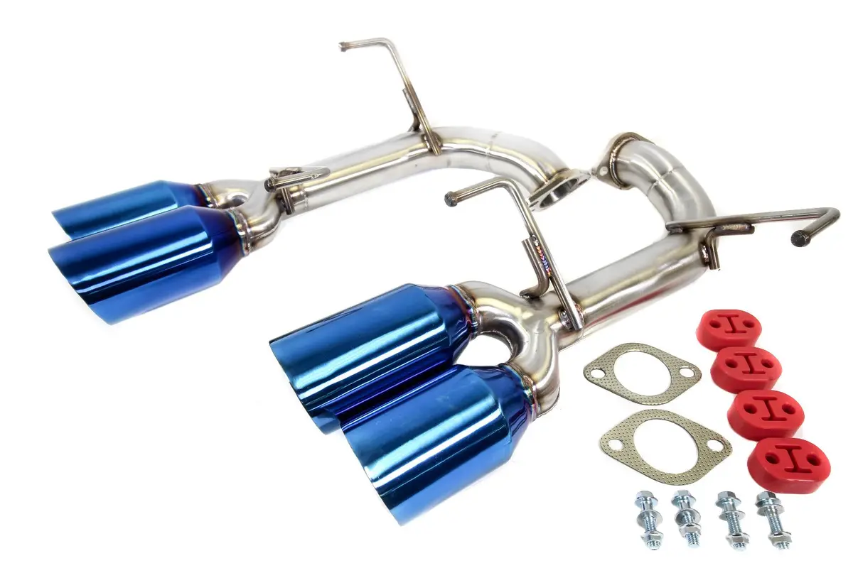 Open Box Plm Subaru Wrx & Sti 2015 - 2021 Axle-Back Exhaust Muffler Deletes V2 Blue 1