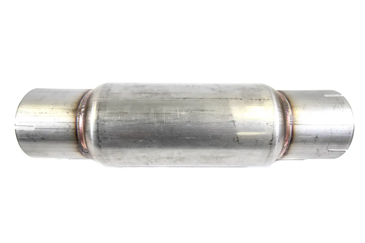Plm Twister Race Diesel 4" Muffler Resonator - Stainless Steel 1