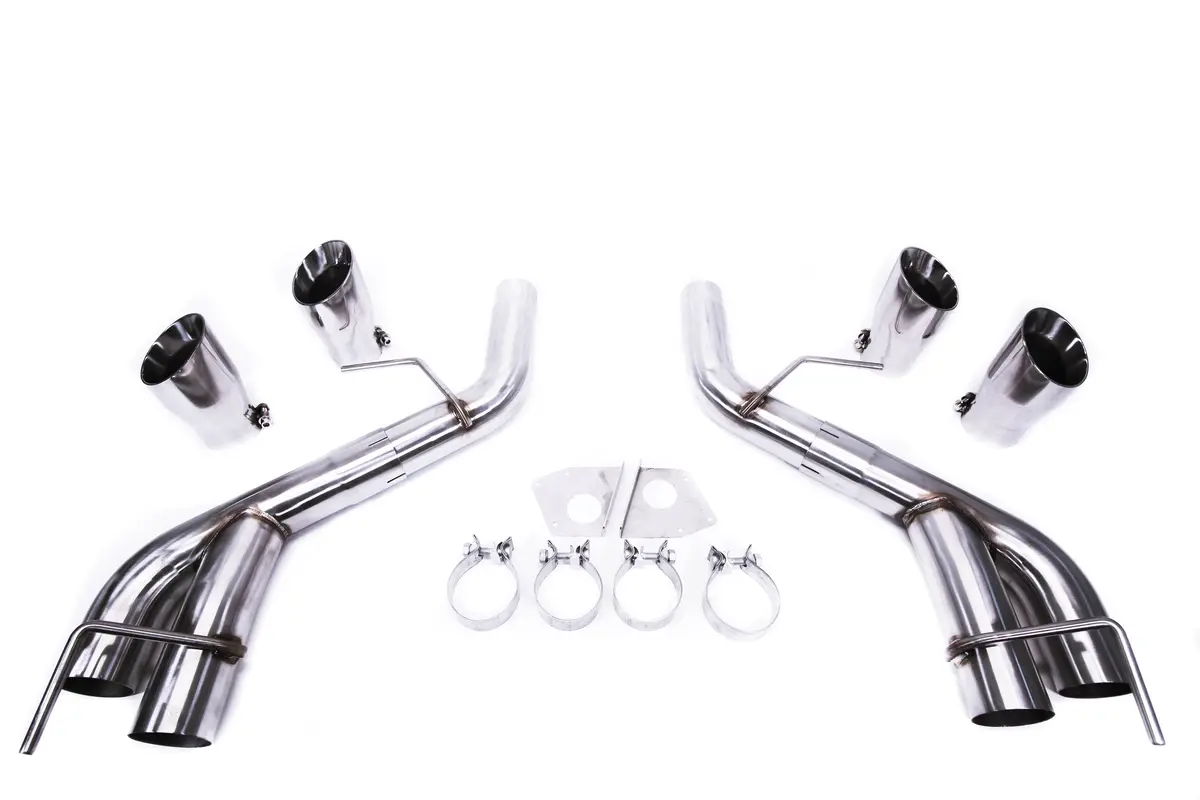 Plm Axle Back Muffler Delete Chevy Camaro Ss Zl1 V8 2016 - 2023 Stainless Steel 2