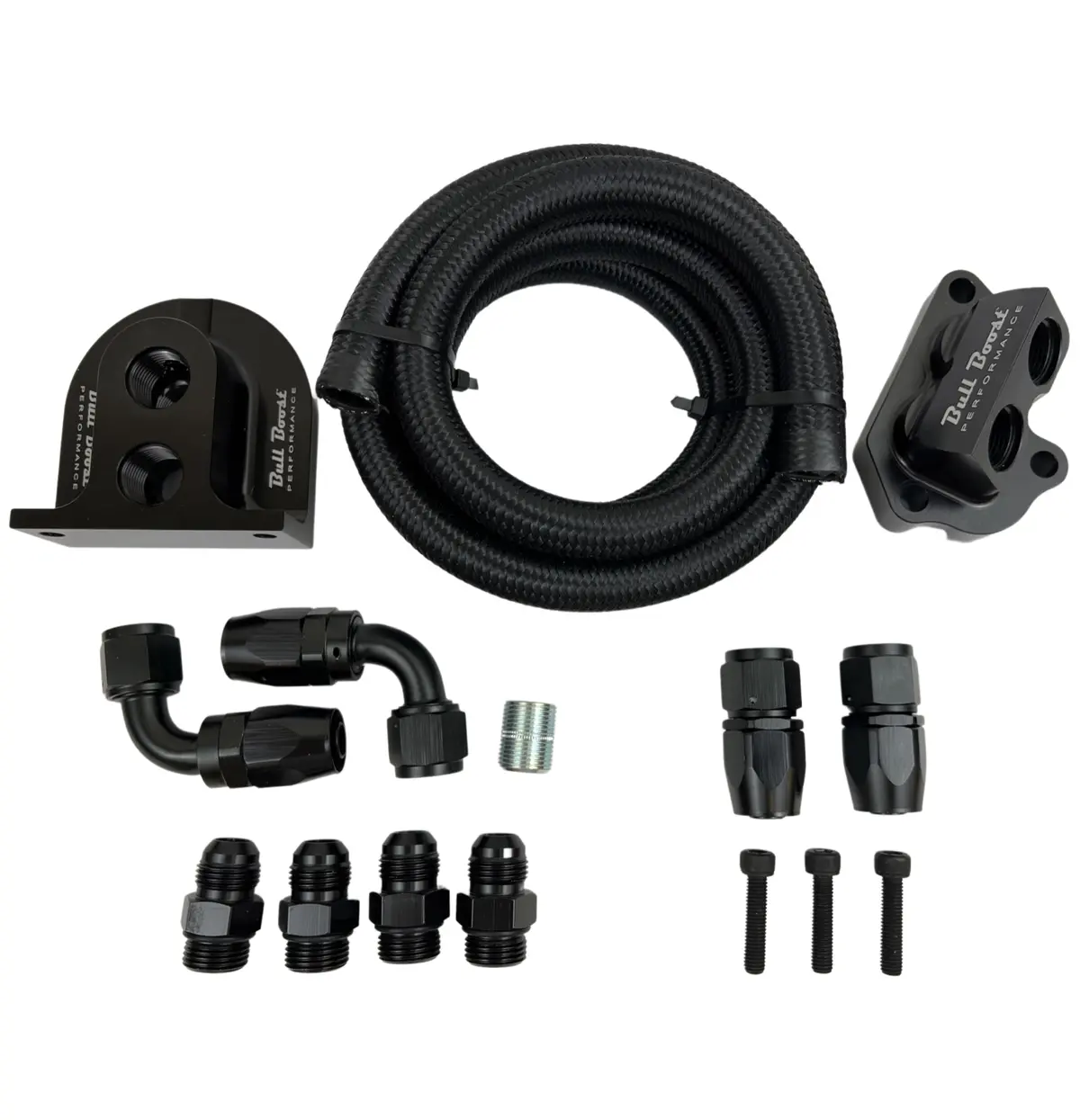 For 2011-22 Ford 5.0 / 5.2 Coyote Oil Filter Relocation Kit Mustang Gt / 150 Gt350, & Gt500 1