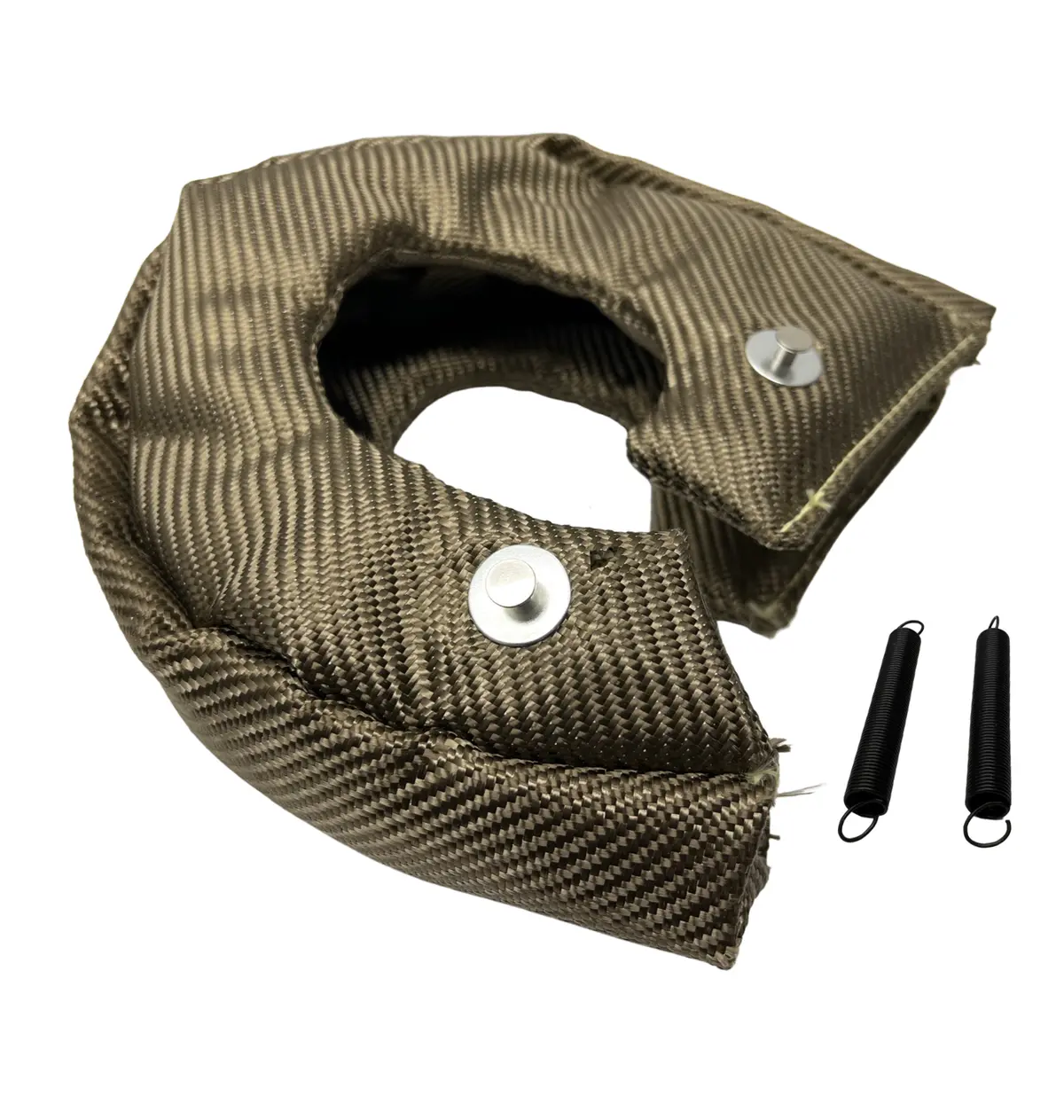 T4 Titanium Turbo Blanket Heat Shield Charger Cover Wrap For T4 Gt40 Gt42 Gt45 With Locking Springs 1