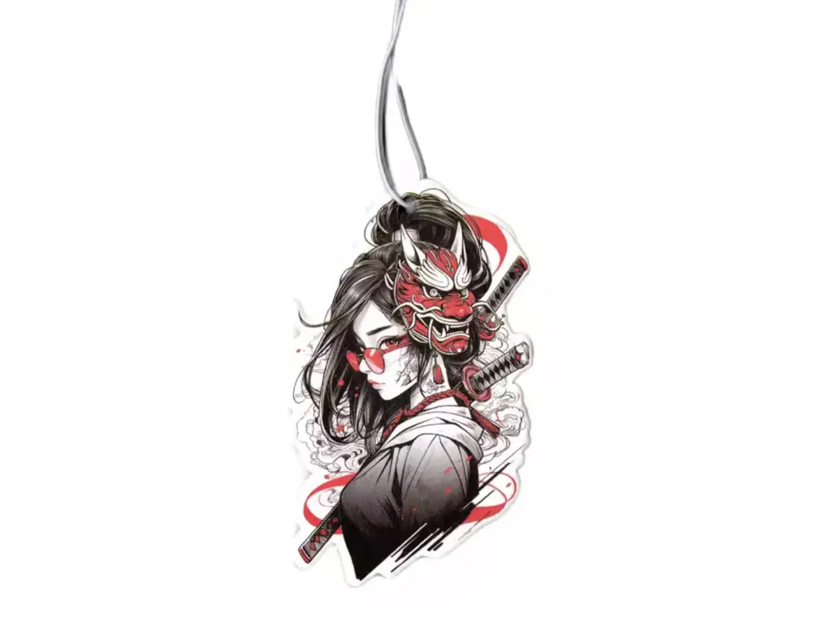 Samurai Oni Girl Jdm Air Freshener 2