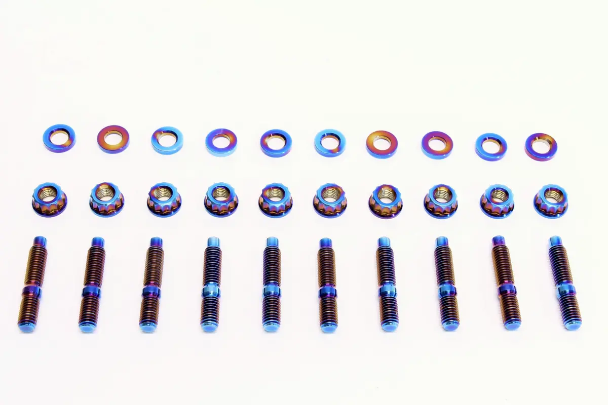 Plm Titanium Honda B D F H J K-Series Intake Manifold Stud Kit 1