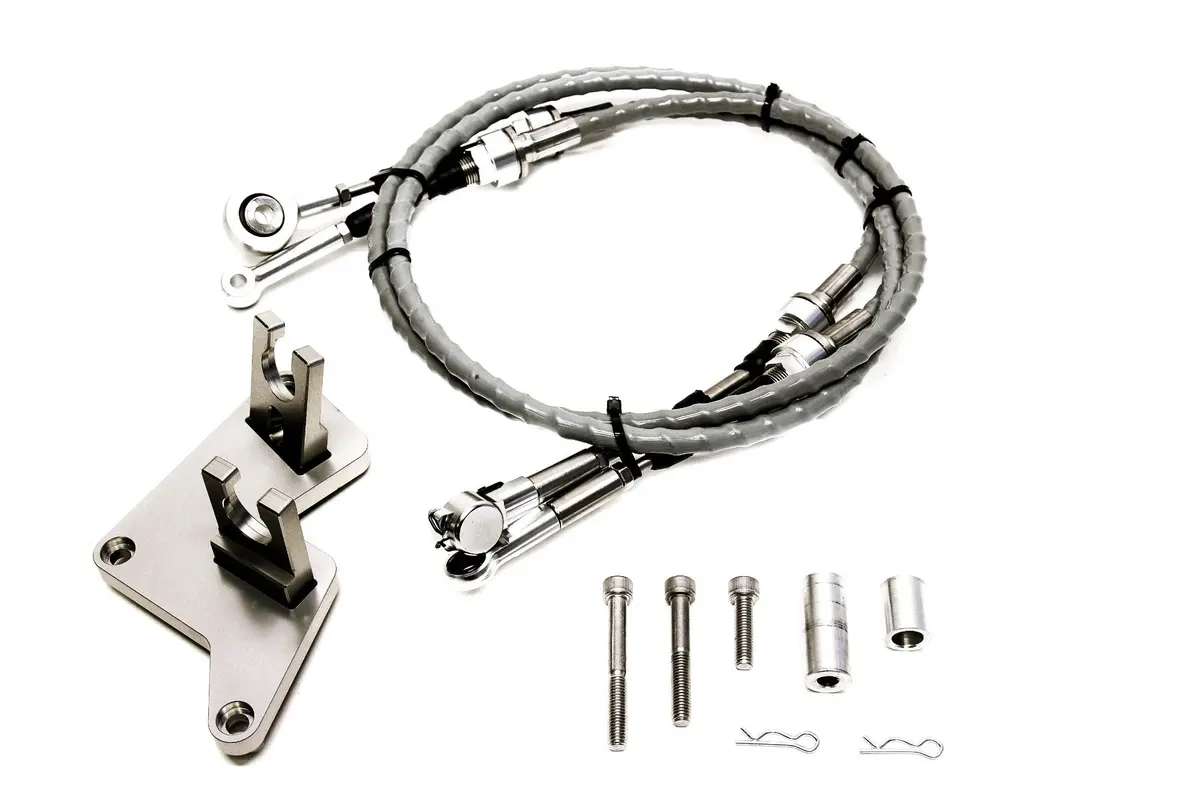 Precision Works Shifter Cable & Transmission Bracket For Honda B-Series Awd 1