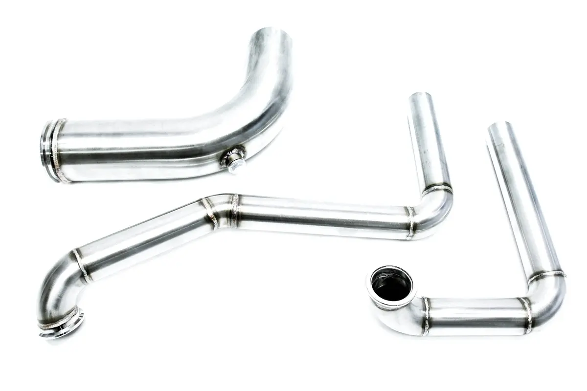 Plm K-Series Hood Exit Up-Pipe & Dump Tube For Top Mount Turbo Manifold (Copy) 1
