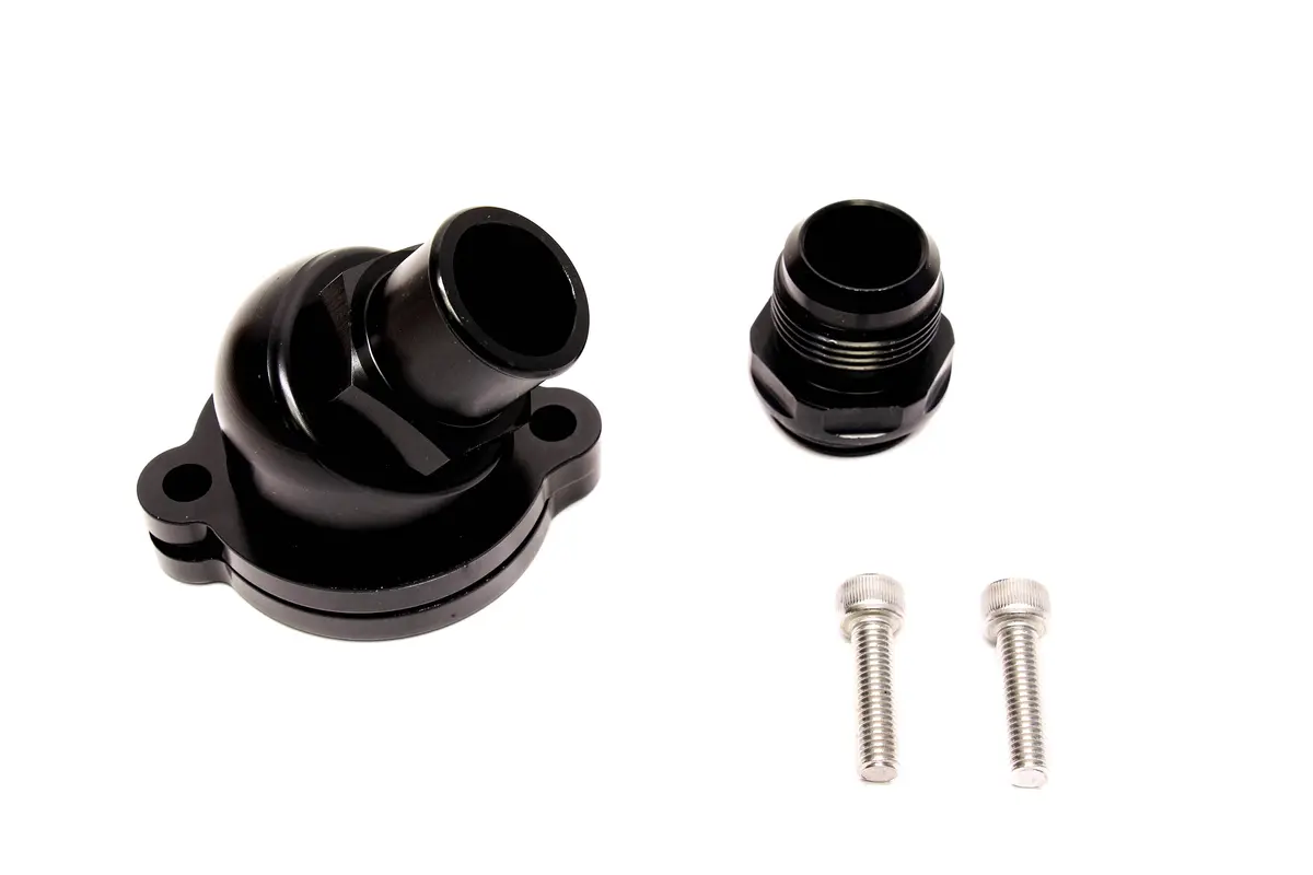 Precision Works Honda H22 Swivel Neck Coolant Housing 1