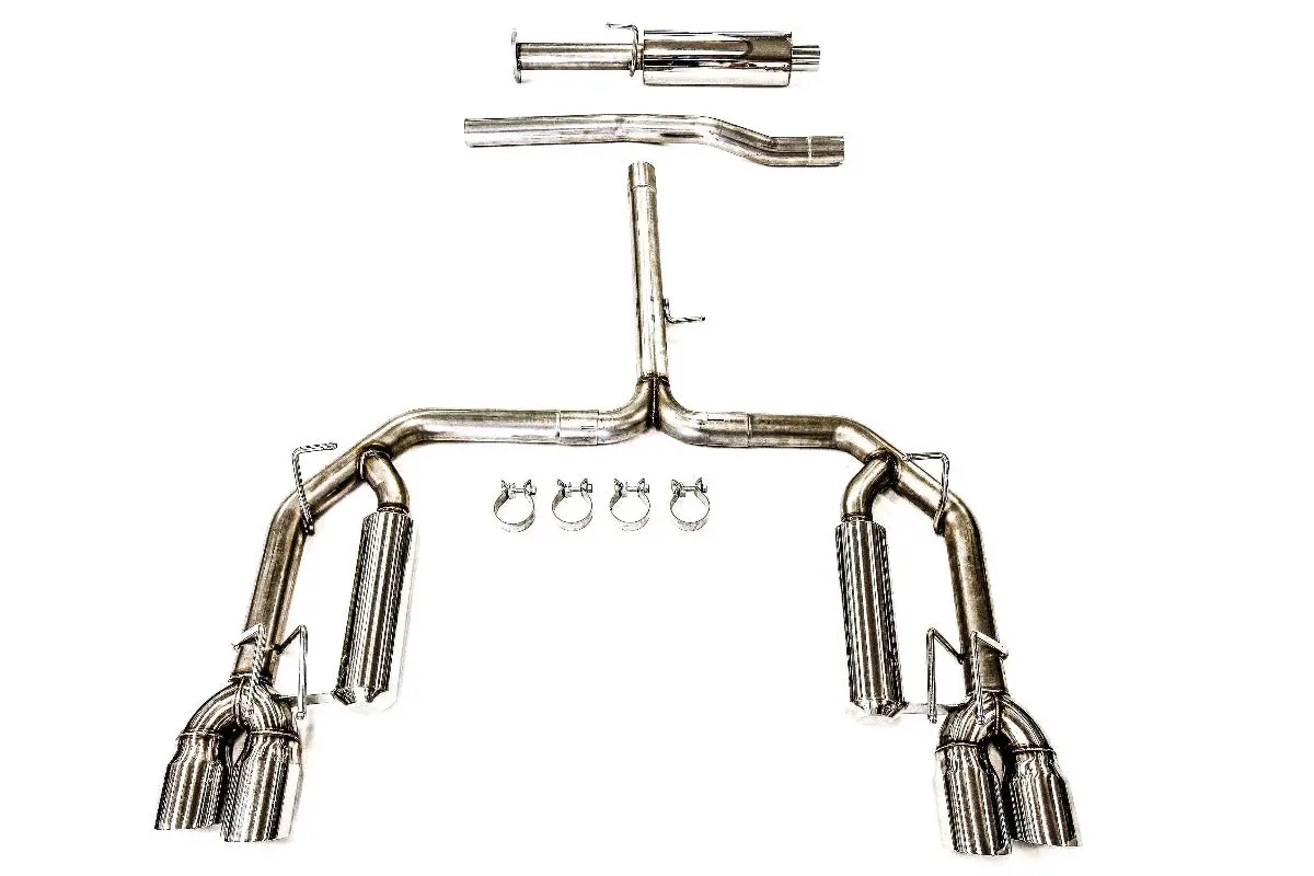Plm Camry Xse V6 3.5L Cat-Back Exhaust 2018-2024 - Quad Tips 1