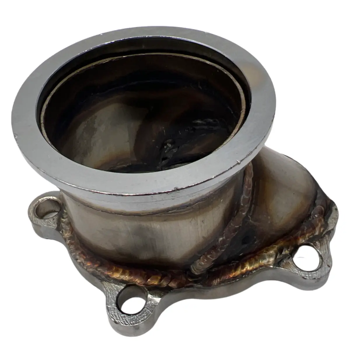Td04 5 Bolt Turbo Down Pipe Flange 2.5" V Band Conversion Adapter For Subaru Wrx 2