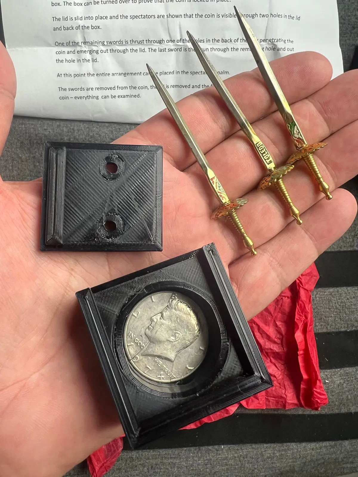 Swords Thru Half Dollar 1