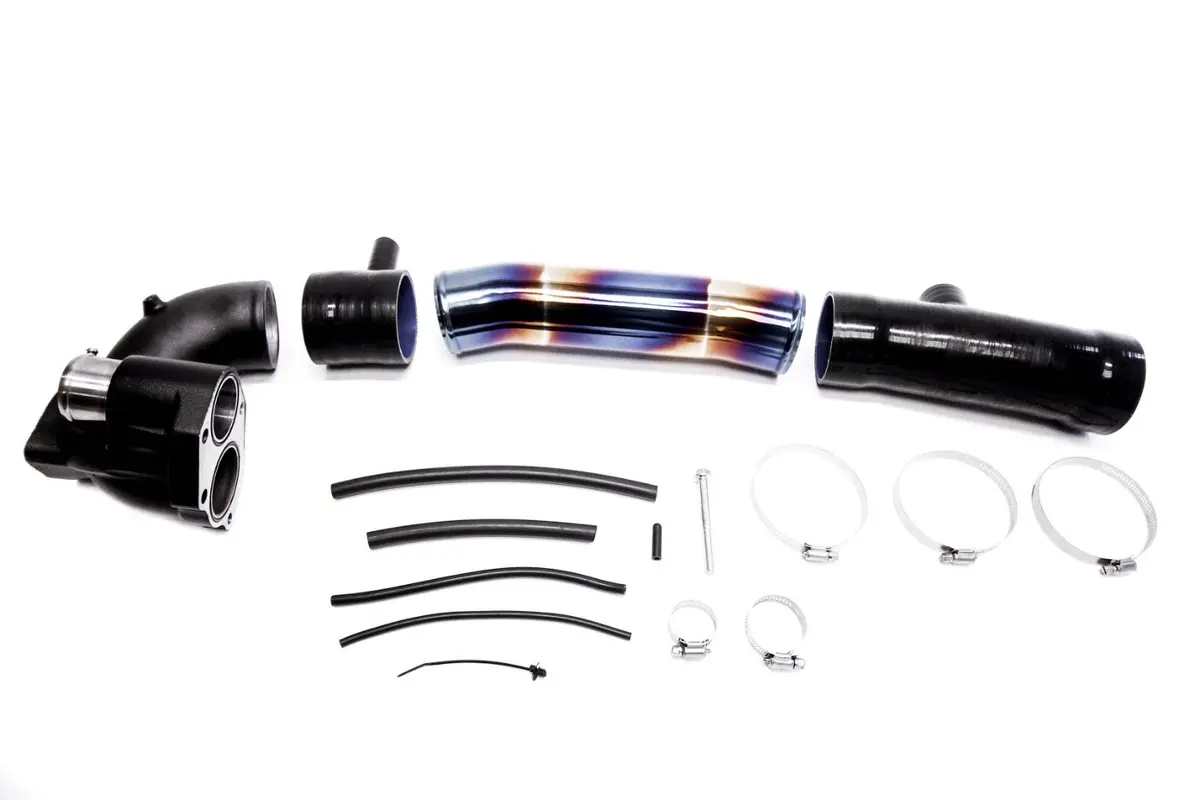 Plm Turbo Inlet Pipe Kit Stainless Burnt Blue - 2016+ Fc Civic 1.5T 1