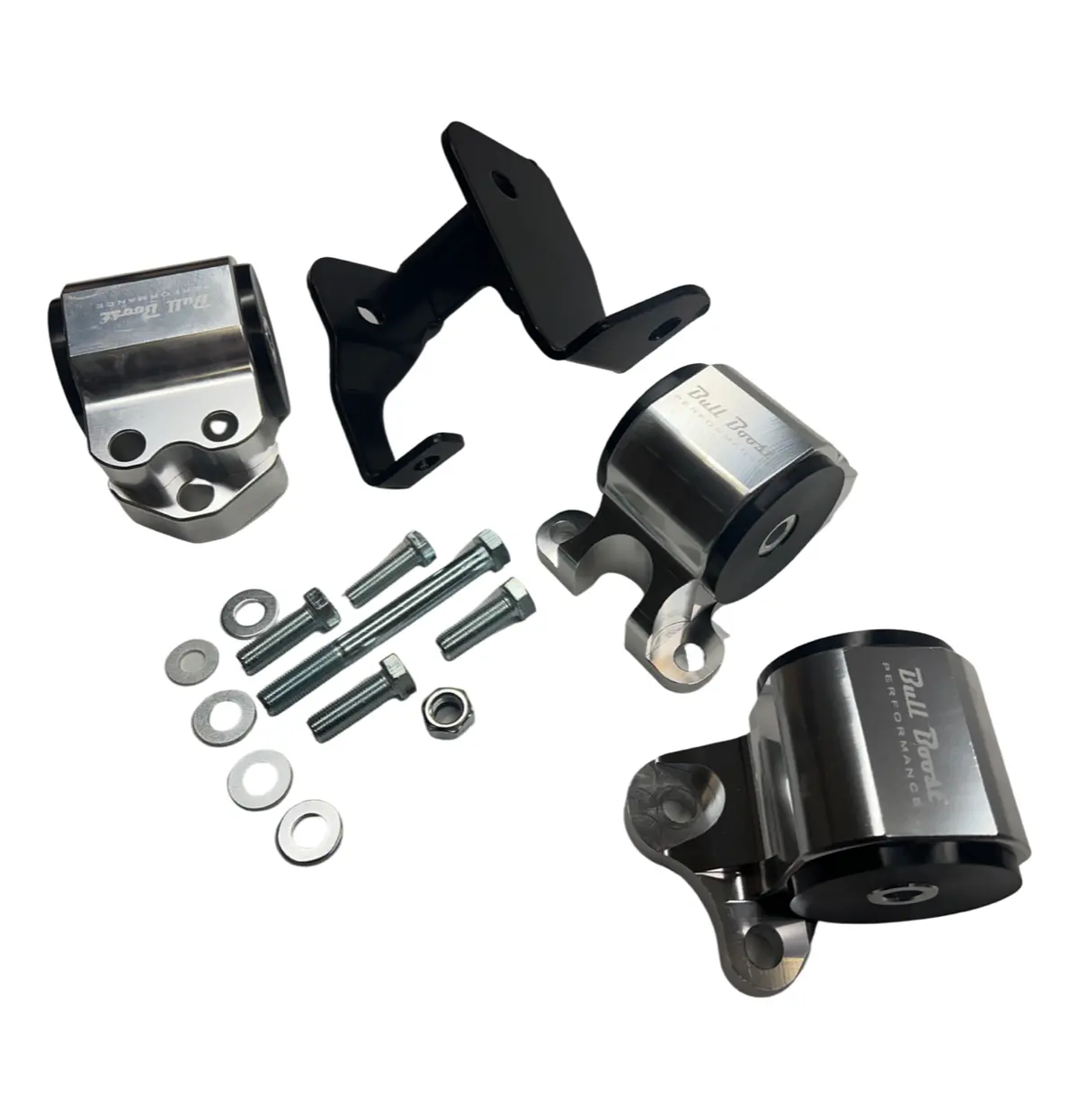 D-Series 3 Bolt Billet Motor Mount Swap Kit 96-00 Polyurethane D15 D16 Ek 1